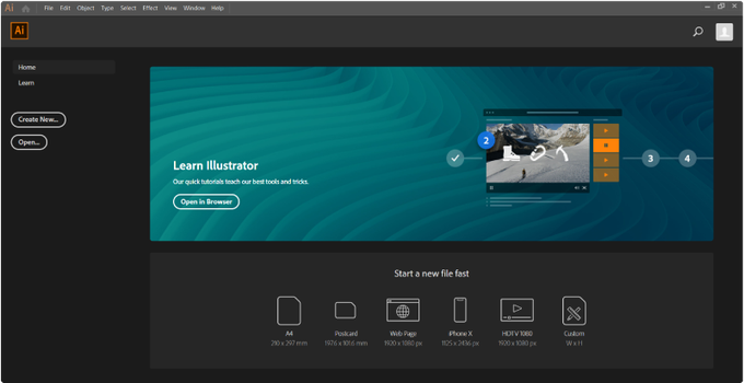 Adobe Illustrator CS6 Interface Screenshot
