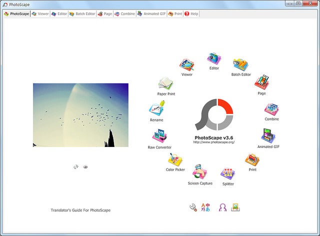 Giao diện Fotosifter 3.1.1