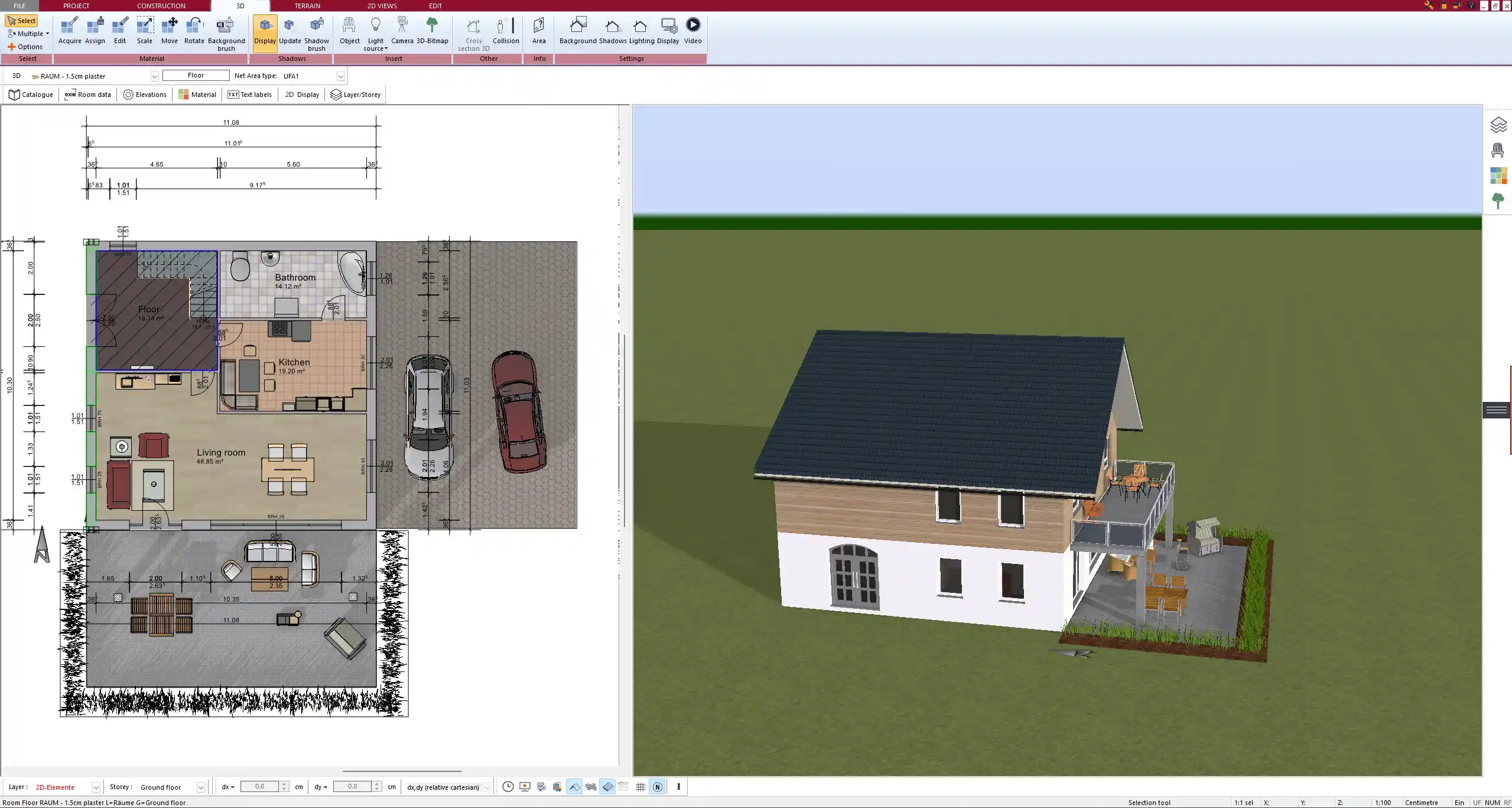 Bản vẽ CAD nhà phố 2D