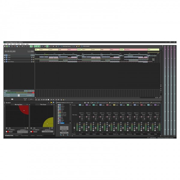 MAGIX Samplitude Pro X8 Suite Interface