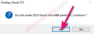 Quy trình khôi phục hệ thống với Onekey Ghost