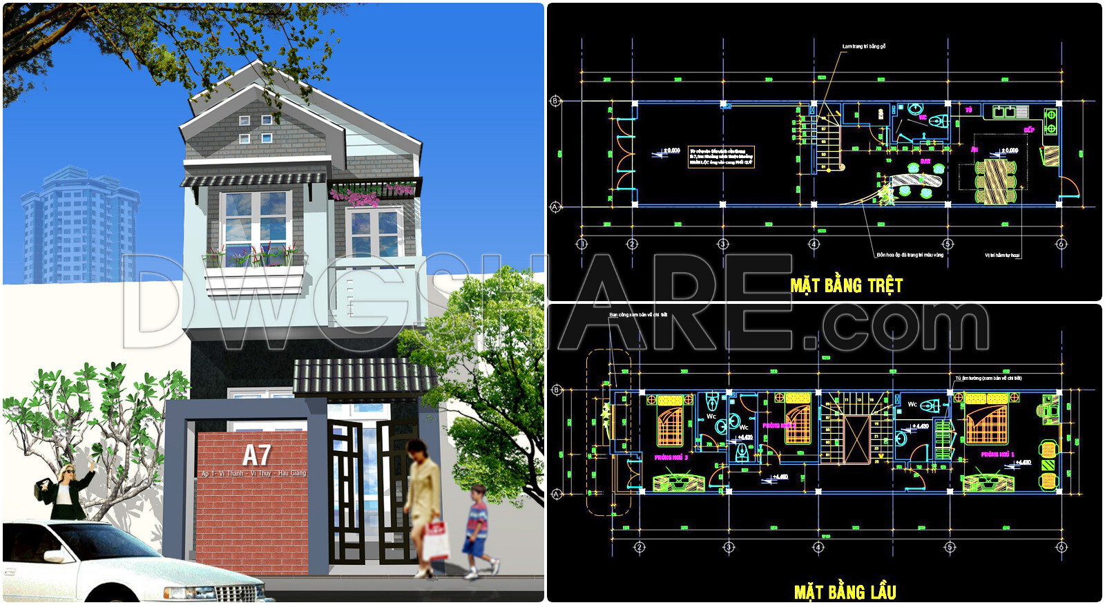 Mẫu nhà hiện đại với thiết kế tối giản