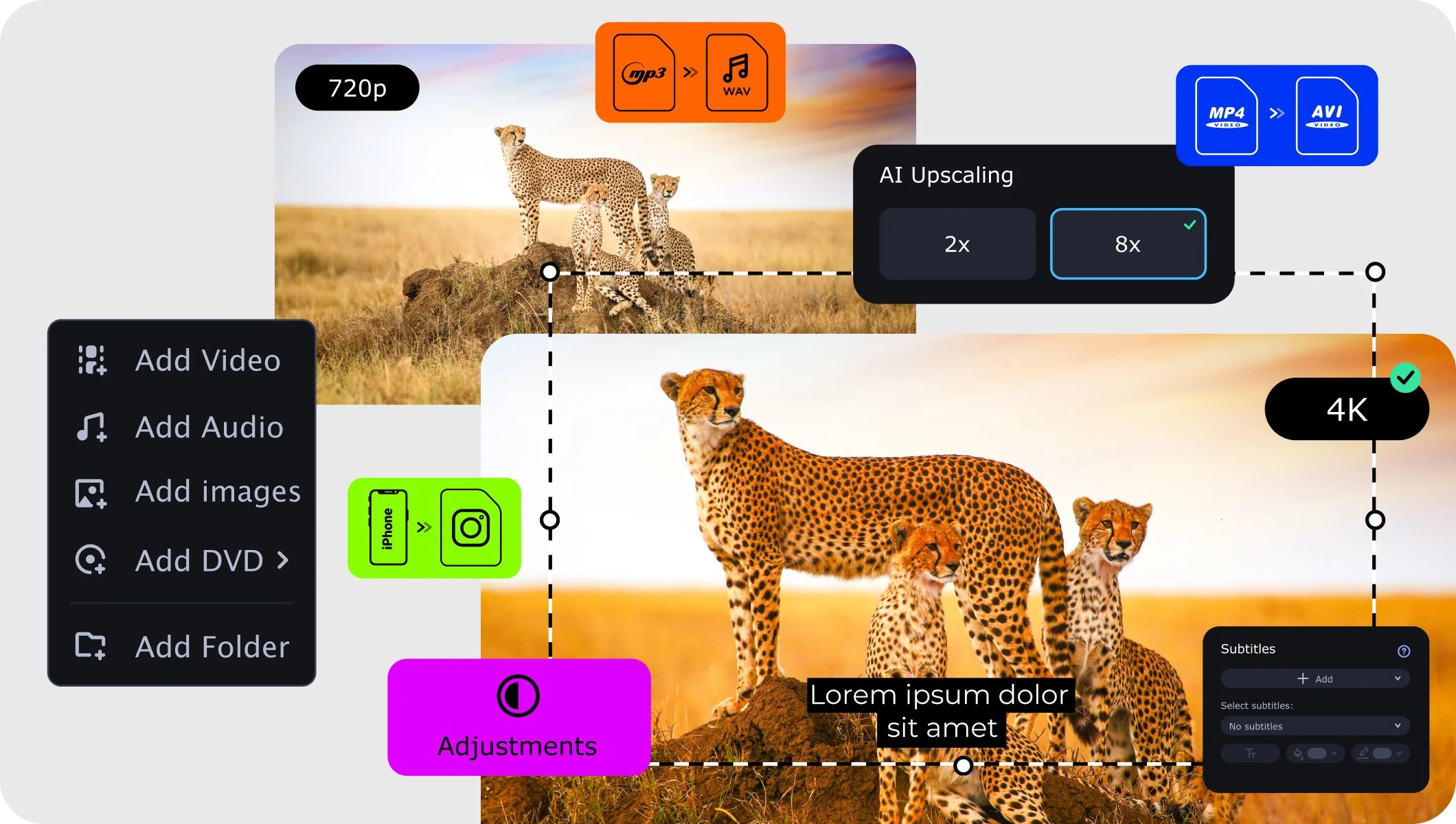 Pixillion command-line interface
