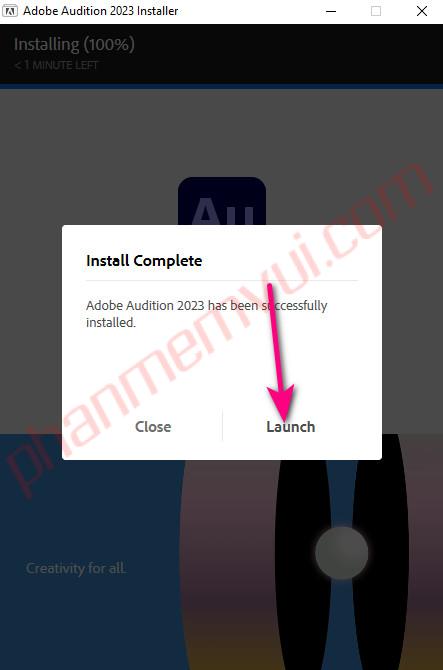 Giao diện Adobe Audition 2023
