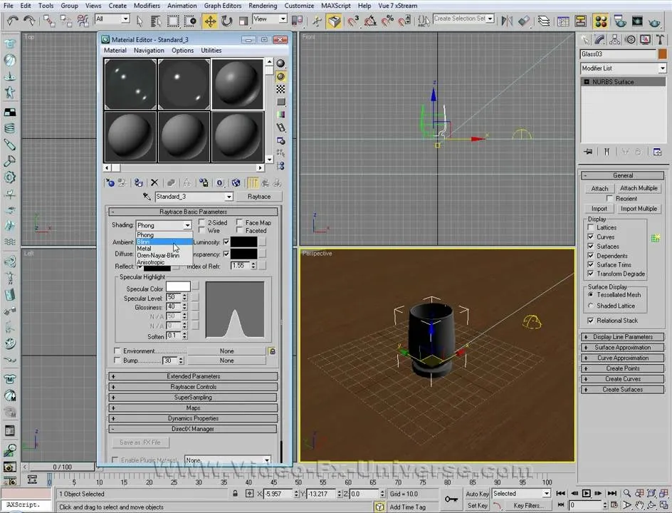 Giao diện V-Ray 5 trong 3ds Max