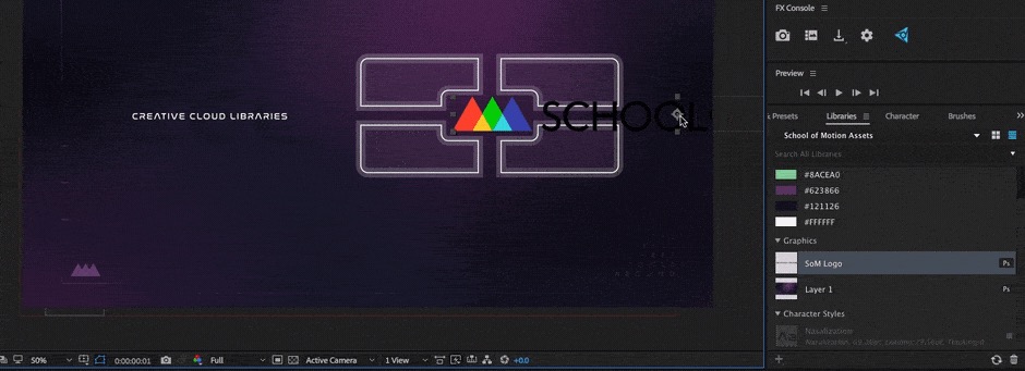 Multiple compositions in After Effects