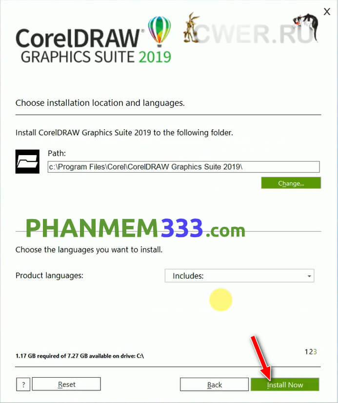 CorelDRAW 2019 Download Process