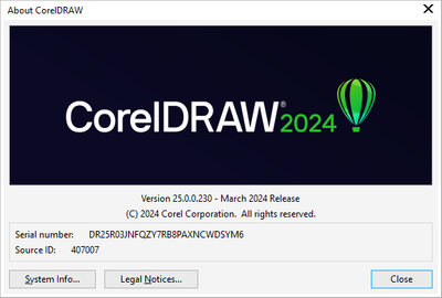 CorelDRAW 2024 Interface