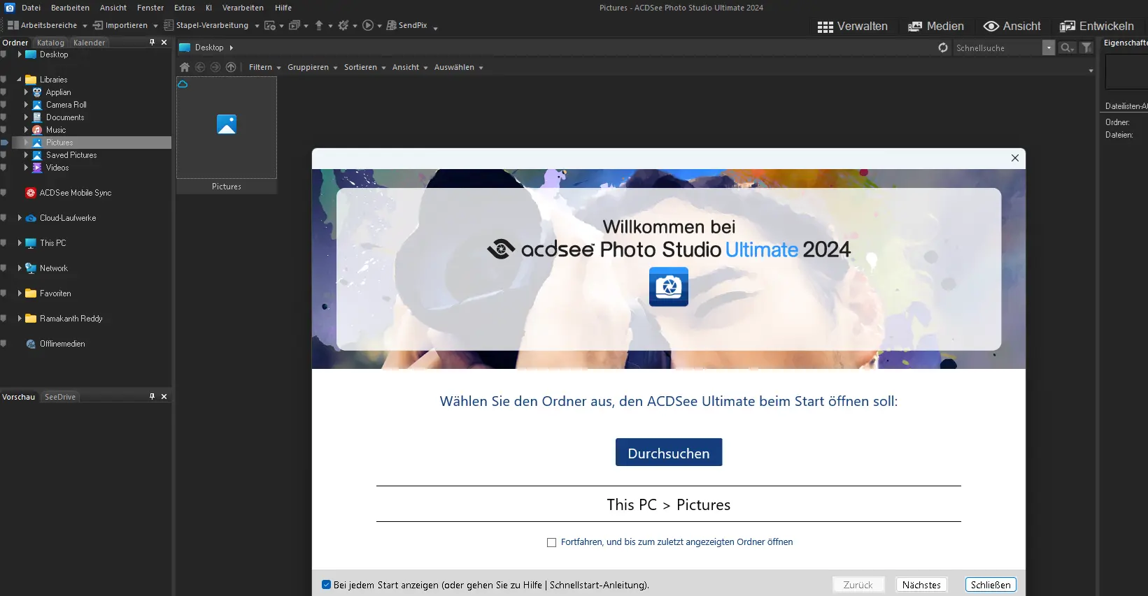 ACDSee Photo Studio Ultimate 2023 User Interface