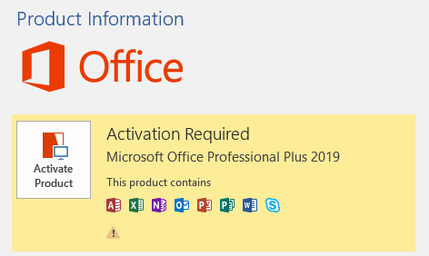 Office Activation Process