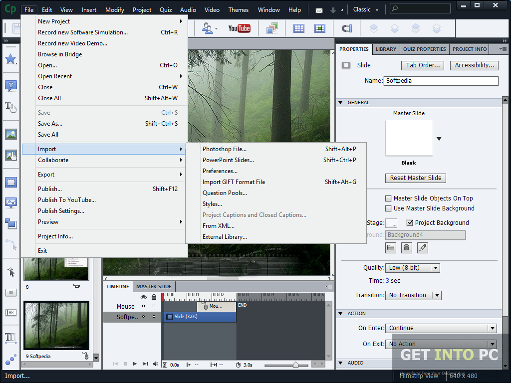 Trang tải Adobe Captivate