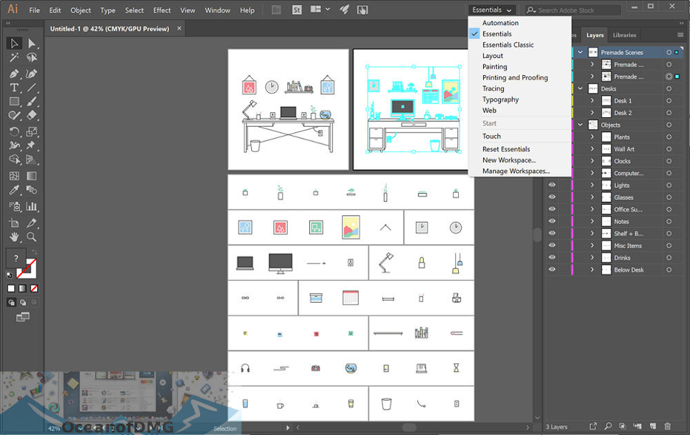 Tính năng Adobe Illustrator CC 2020