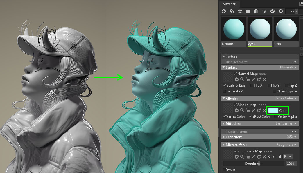 Marmoset Toolbag Material Editing