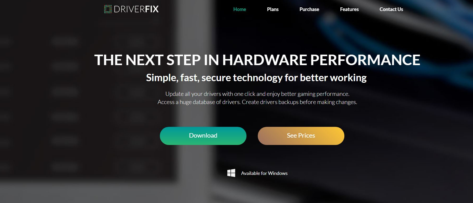 TweakBit Driver Updater Interface