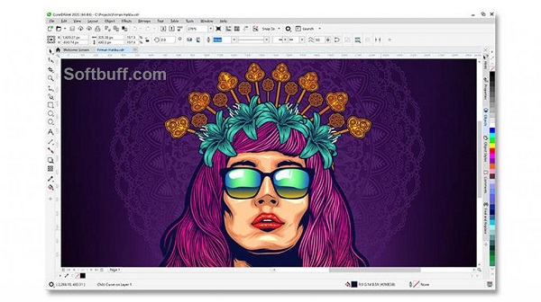 CorelDRAW 2017 Portable Interface