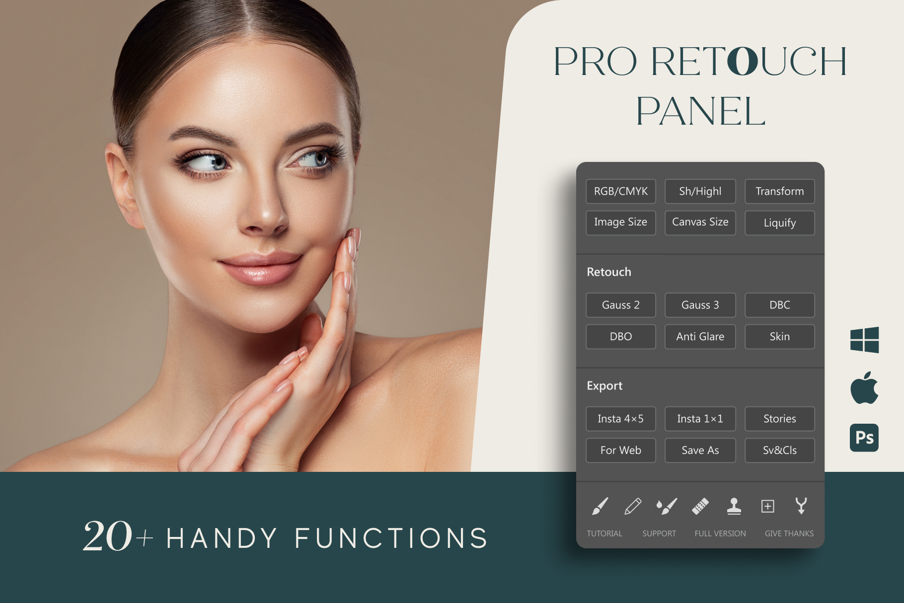 Hiệu ứng overlay của Retouch Pro