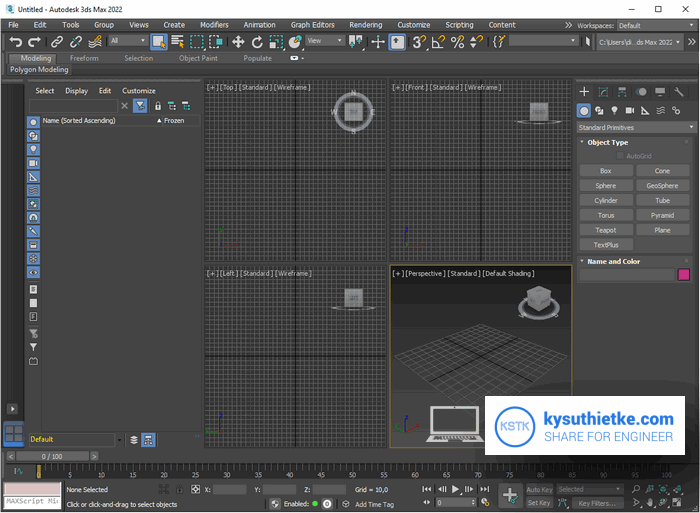3ds Max 2022 Interface