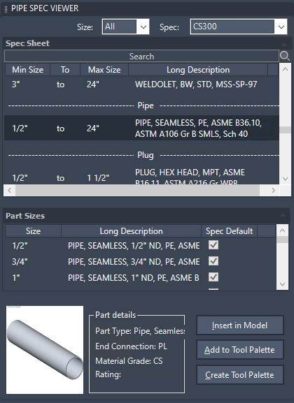 AutoCAD Plant 3D Features