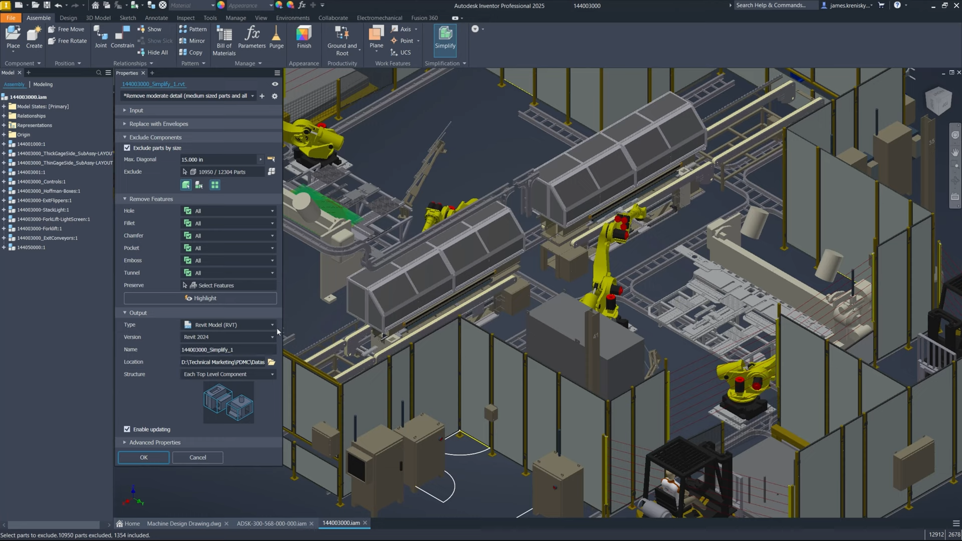 Giao diện Autodesk Inventor Pro 2025