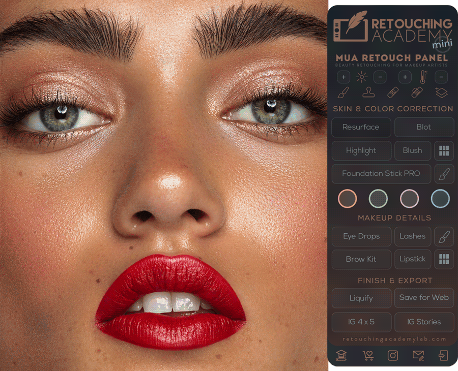MUA Retouch Panel Demo