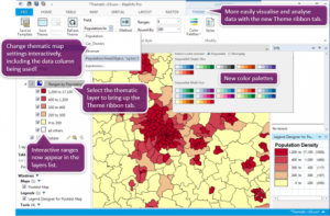 Giao diện MapInfo Pro