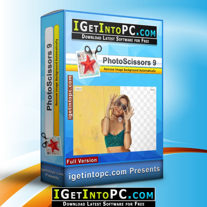 PhotoScissors Result Example