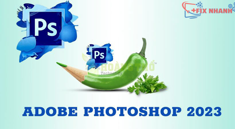Giao diện chính Photoshop 2023