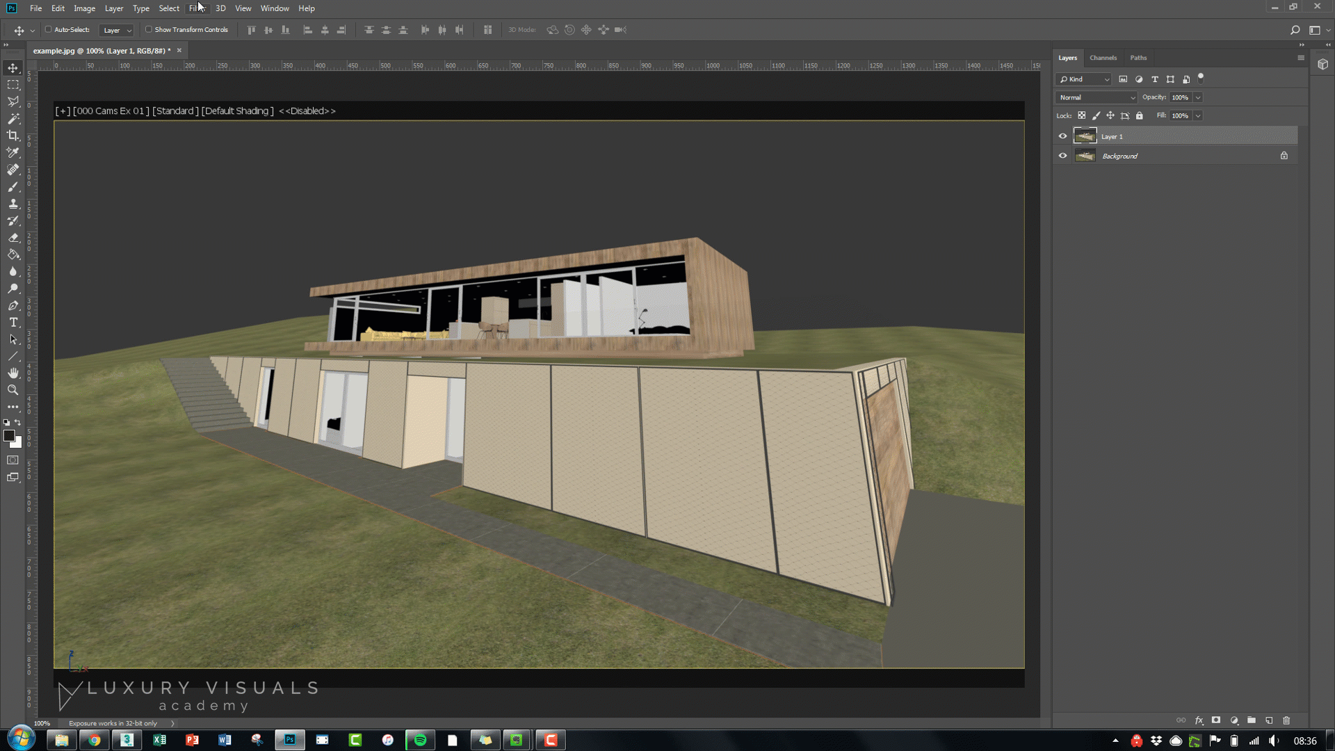 Quy trình làm việc với 3ds Max và V-Ray