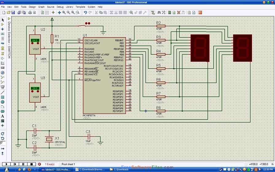 Giao diện Proteus 8.16