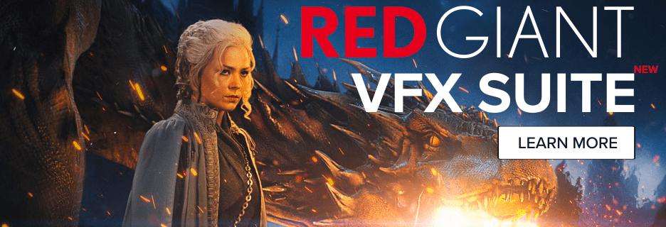 Red Giant VFX Suite Banner