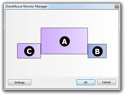 ShareMouse giao diện chính