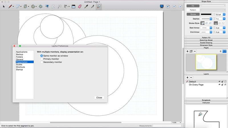 SketchUp Pro 2023 giao diện chính