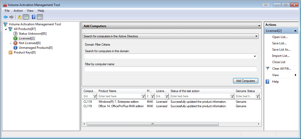 Windows Activation Management Tool