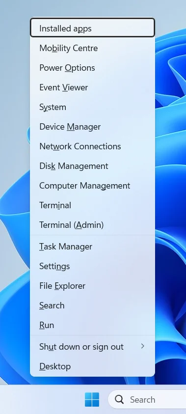 Pre-installed Applications