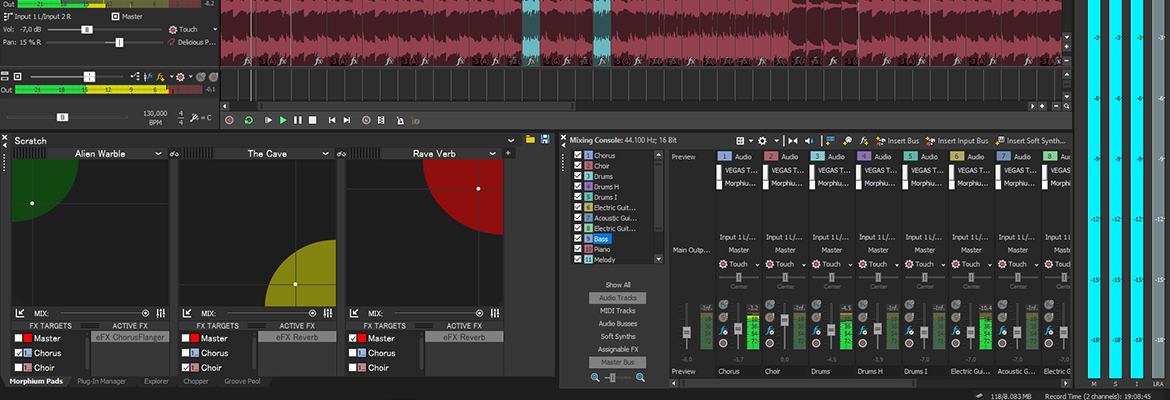 MAGIX VEGAS Pro 20 Audio Editing