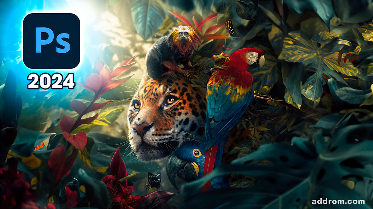 Giao diện Adobe Photoshop 2024