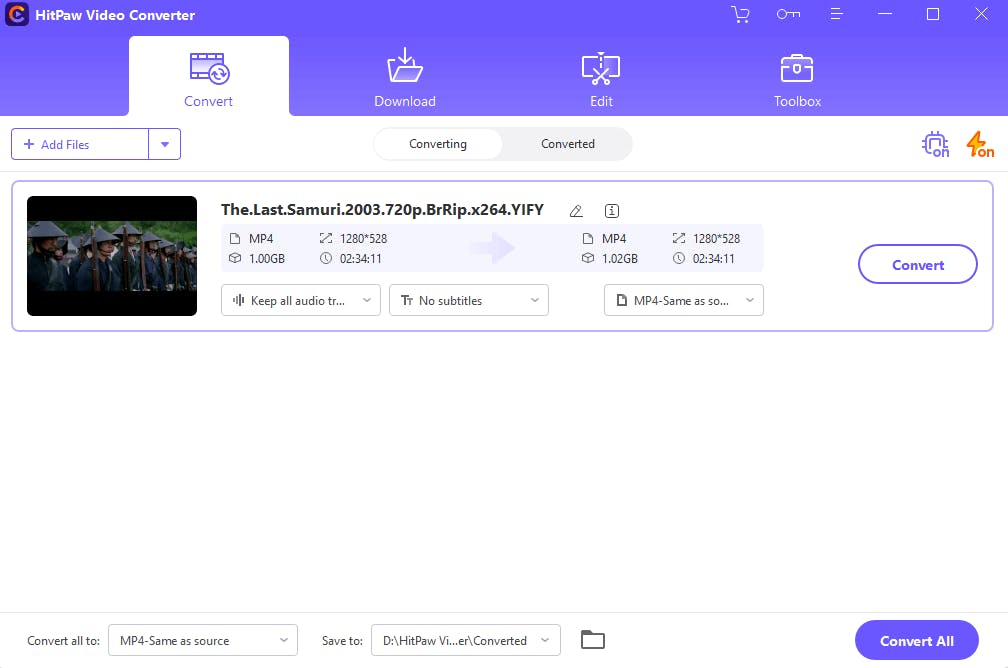 Quá trình cài đặt 4K YouTube to MP3