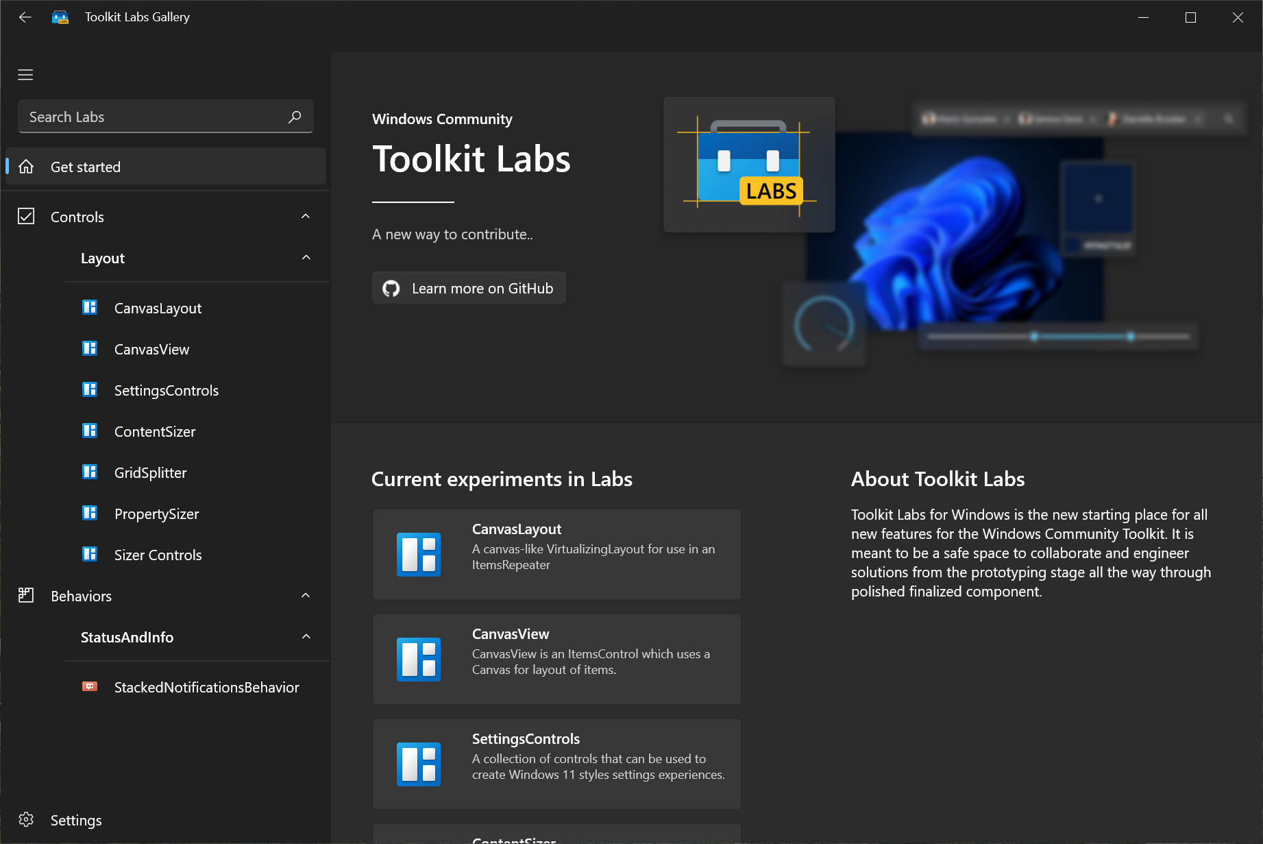 Microsoft Toolkit 2.6.5 Interface