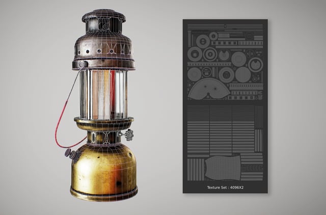 3D model created with Substance 3D