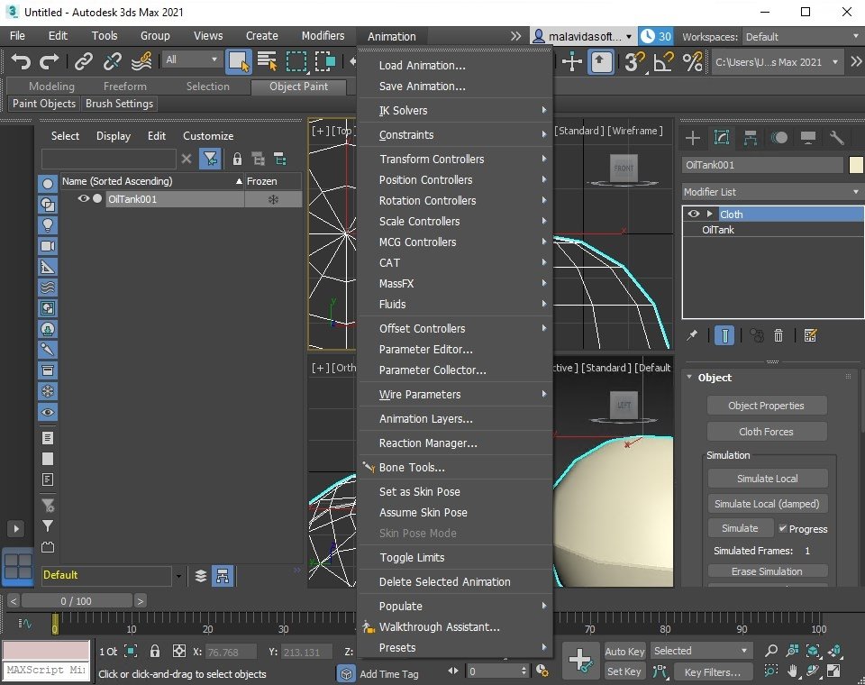 Giao diện cài đặt 3DS Max 2020