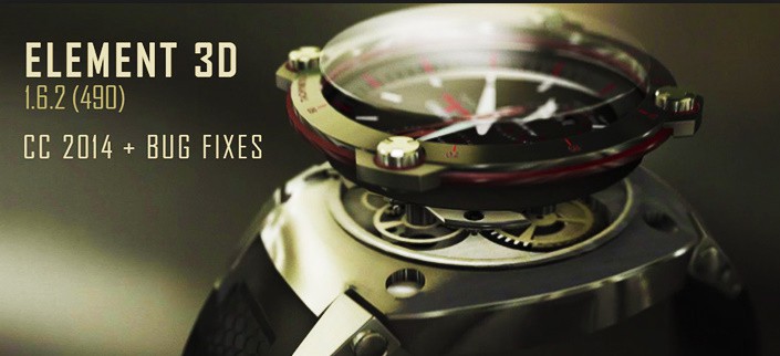 Element 3D setup screen