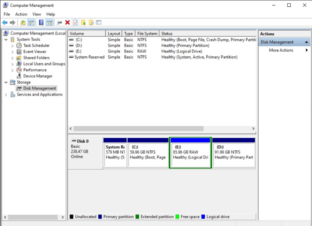 Active Partition Recovery giao diện