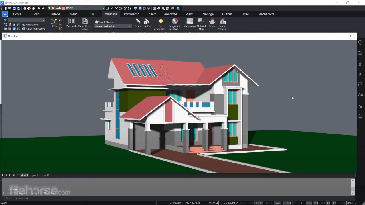 Giao diện DotSoft ToolPac trong BricsCAD
