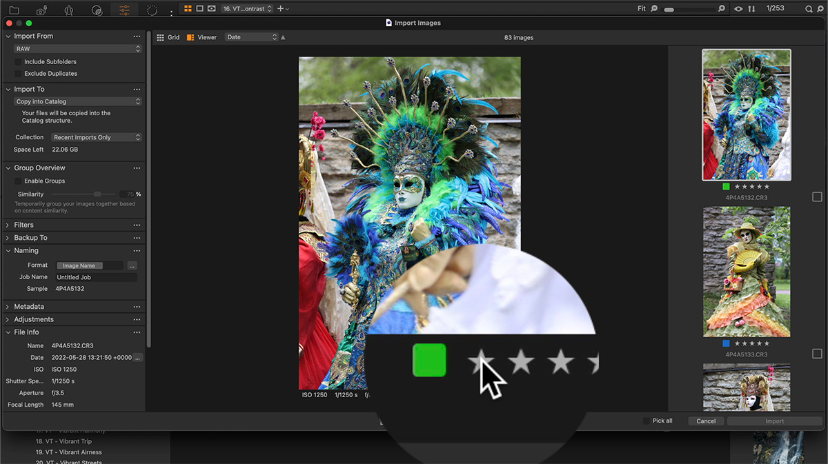 Capture One Pro 23 Interface