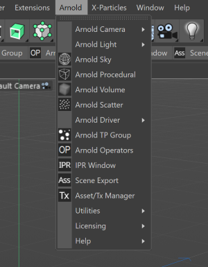 Cài đặt Arnold cho Cinema 4D