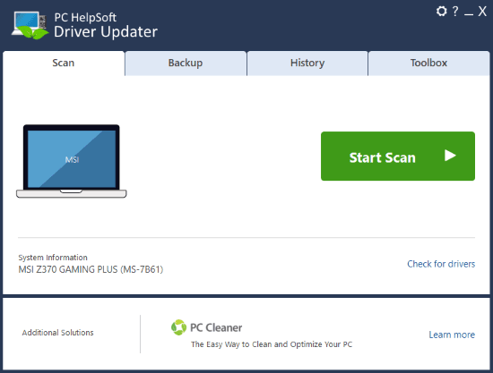 Outbyte Driver Updater Interface