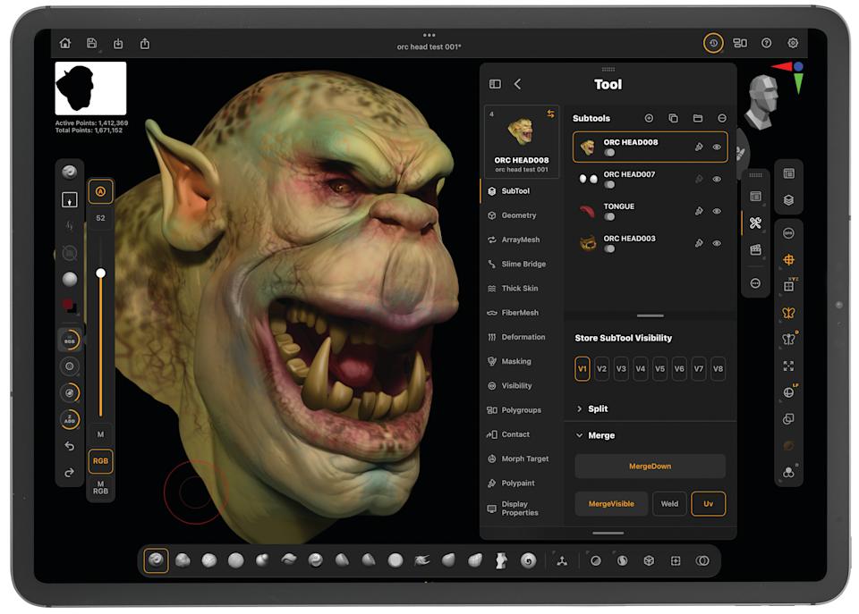 ZBrush Sculpting Tools
