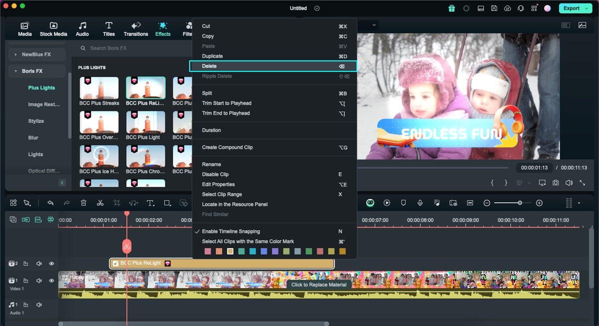 Cài đặt Boris FX Optics 2021 trên macOS