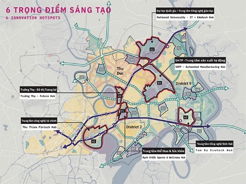 Định hướng phát triển TP Thủ Đức