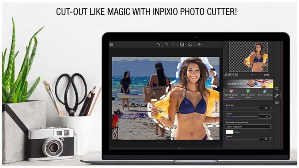 InPixio Photo Cutter function